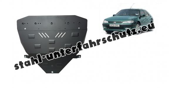 Unterfahrschutz für Motor und Getriebe aus Stahl für  Peugeot 406 (1996-2004)