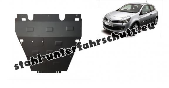 Unterfahrschutz für Motor und Getriebe aus Stahl für  Renault Clio 3 (2005-2012)