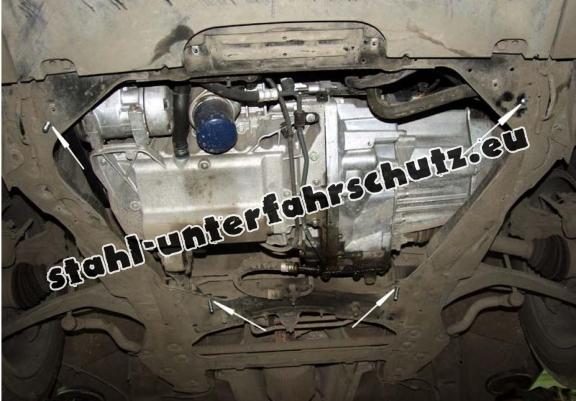 Unterfahrschutz für Motor der Marke Peugeot 607